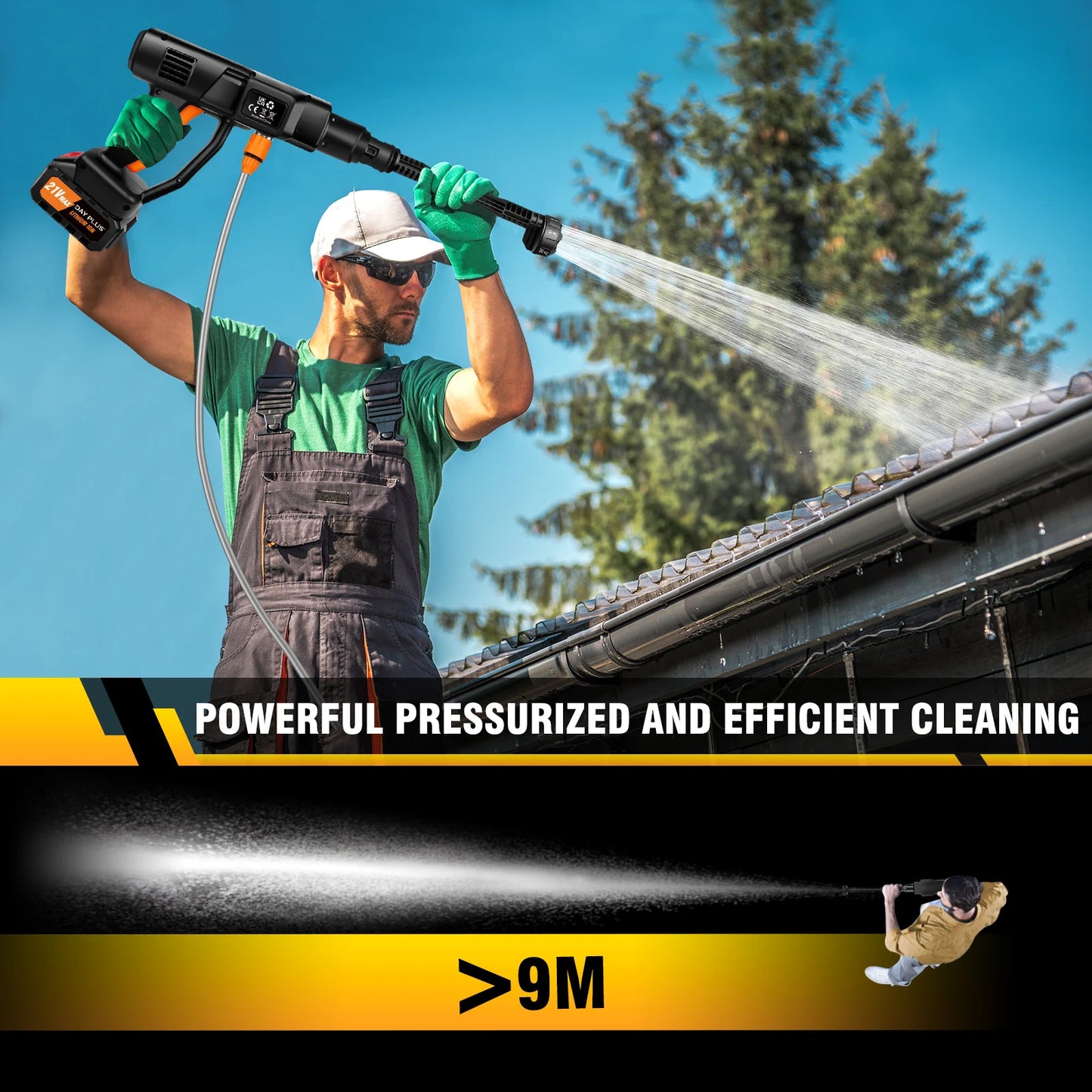 PureExterior™ Pro Cordless Pressure Washer – Portable & High-Power