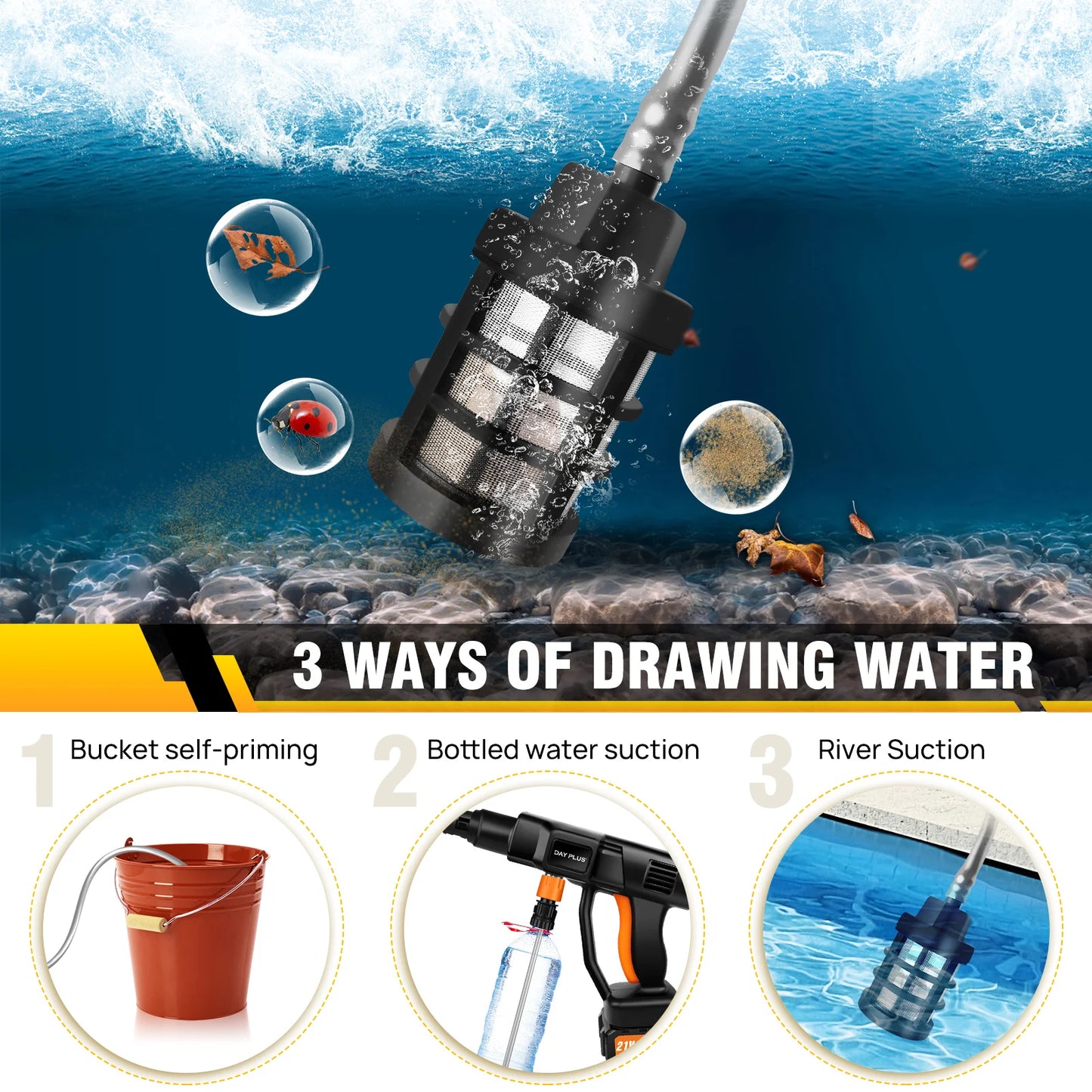 PureExterior™ Pro Cordless Pressure Washer – Portable & High-Power